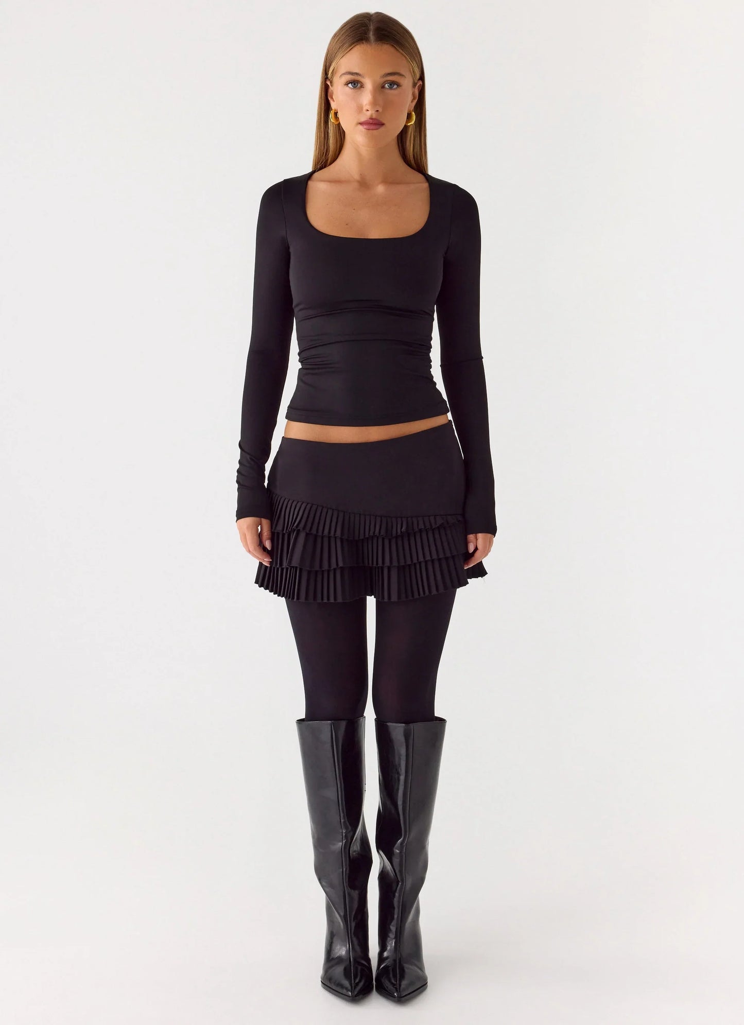 Skyler Mini Skort - Black