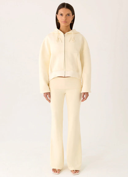 Elio Zip Hoodie - Baby Yellow