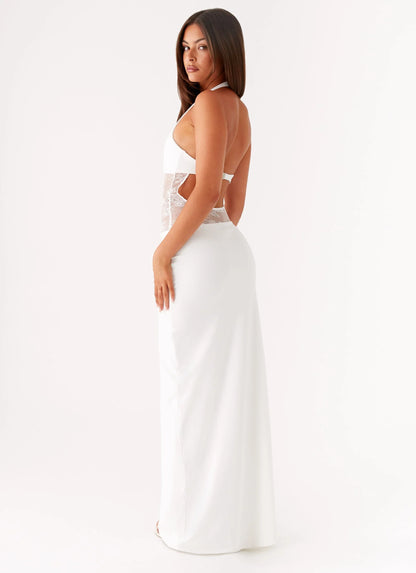 Main Focus Maxi Dress - White
