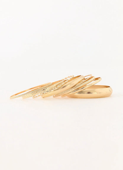 Villa Vibe Bangles - Gold