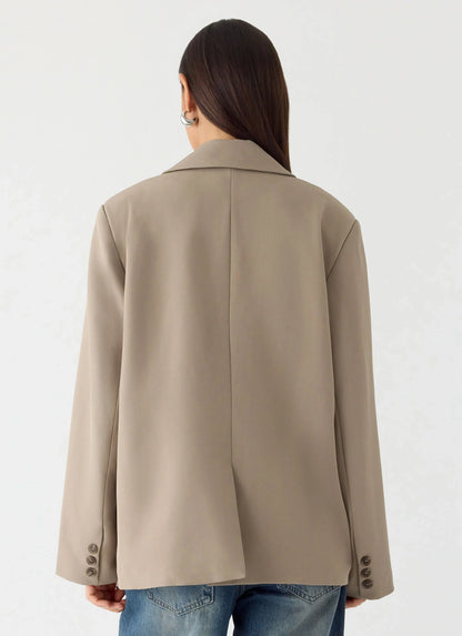 Sibel Blazer - Warm Grey