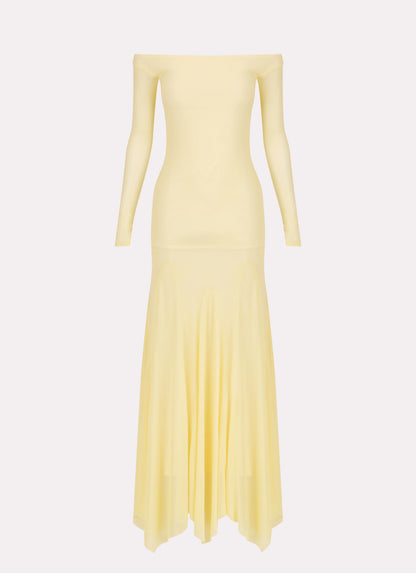 Maribel Maxi Dress - Yellow