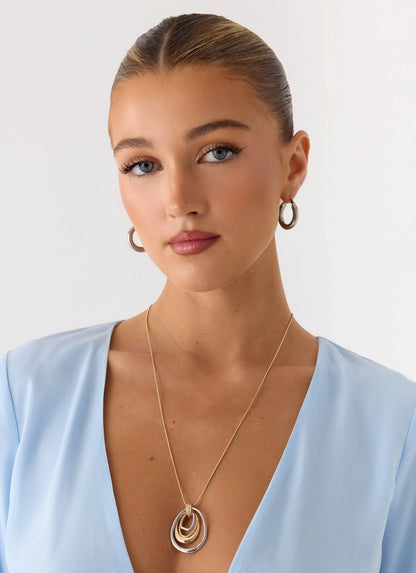 On The Low Necklace - Two Tone