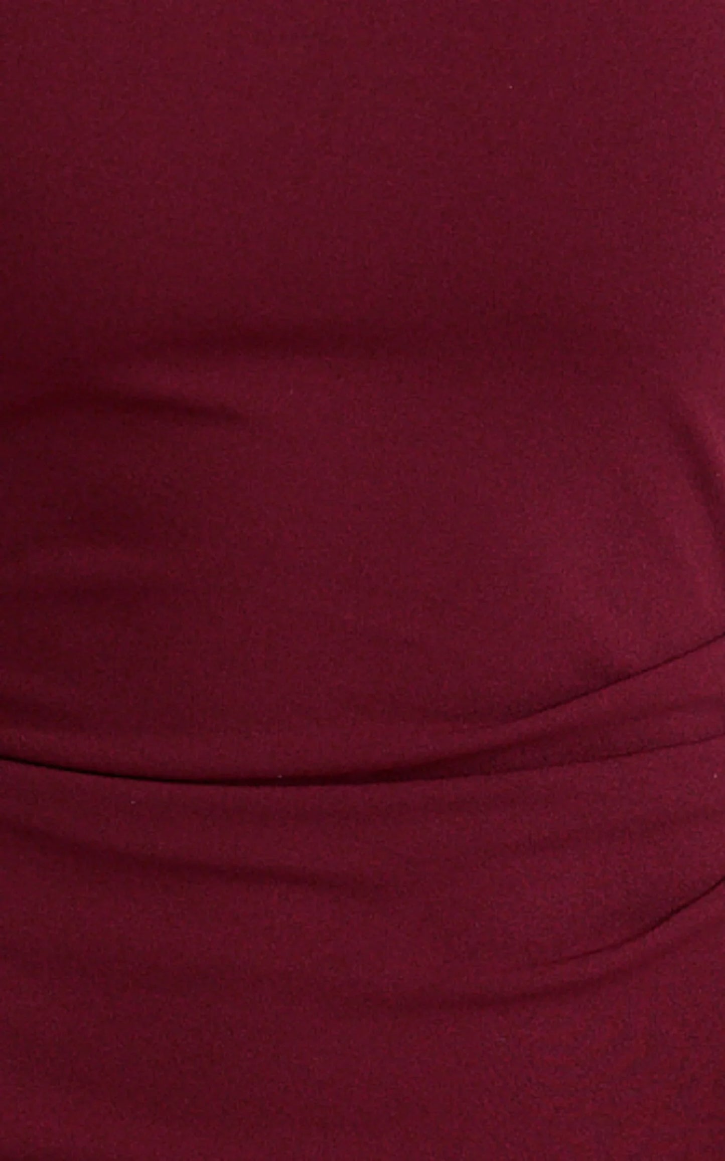 Helen Maxi Dress - One Shoulder Draped Fitted Dress in Wine