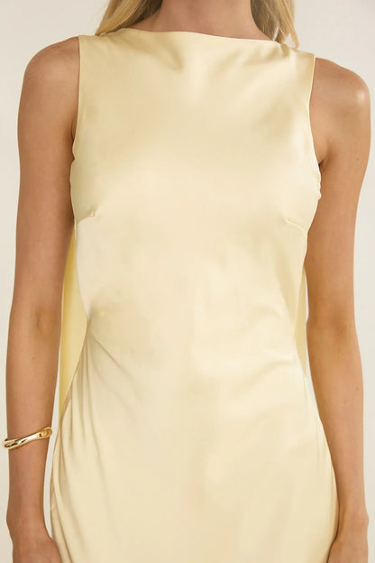 Veyla Shoulder Sash Maxi Dress Butter