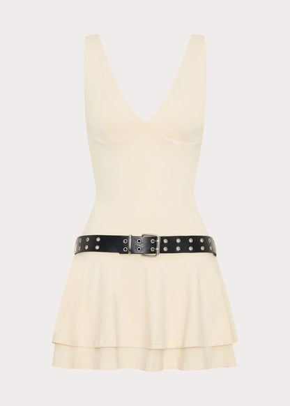 Gold Coast Mini Dress - Yellow