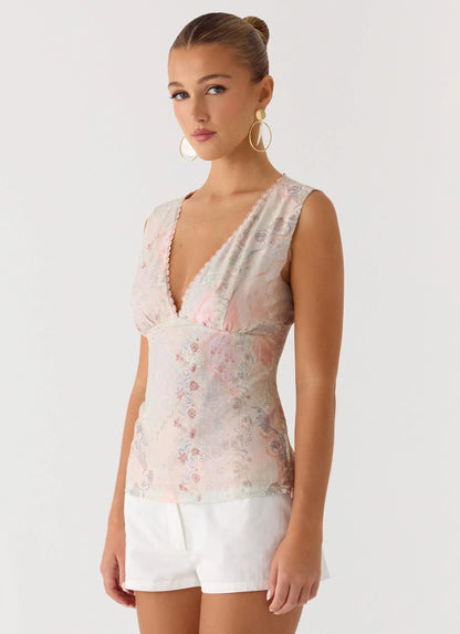 Lost In Love Top - Mystic Paisley