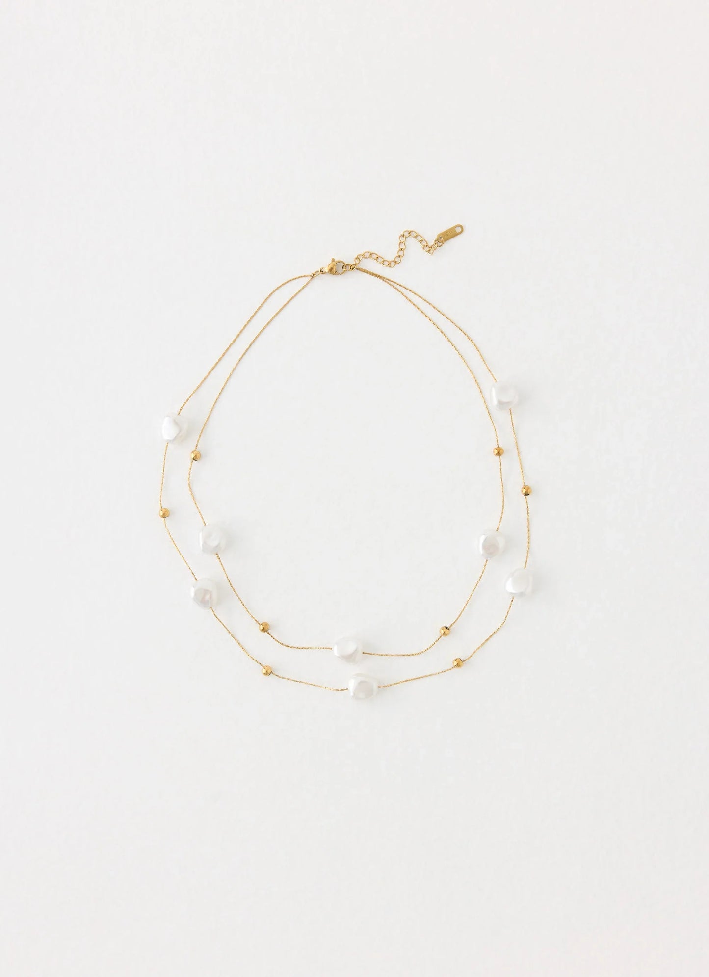 Serena Pearl Necklace - Pearl/Gold