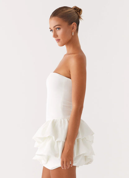 Marie Mini Dress - White