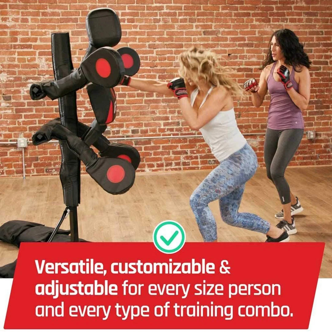 🥊 X2 360° Boxing Trainer 🥊 | Adjustable Punch, Kick & Strike Training System for Full-Body Workouts
