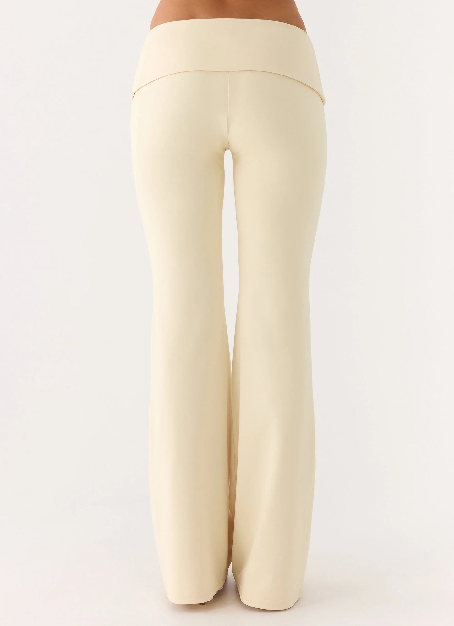 Renae Low Rise Pants - Baby Yellow