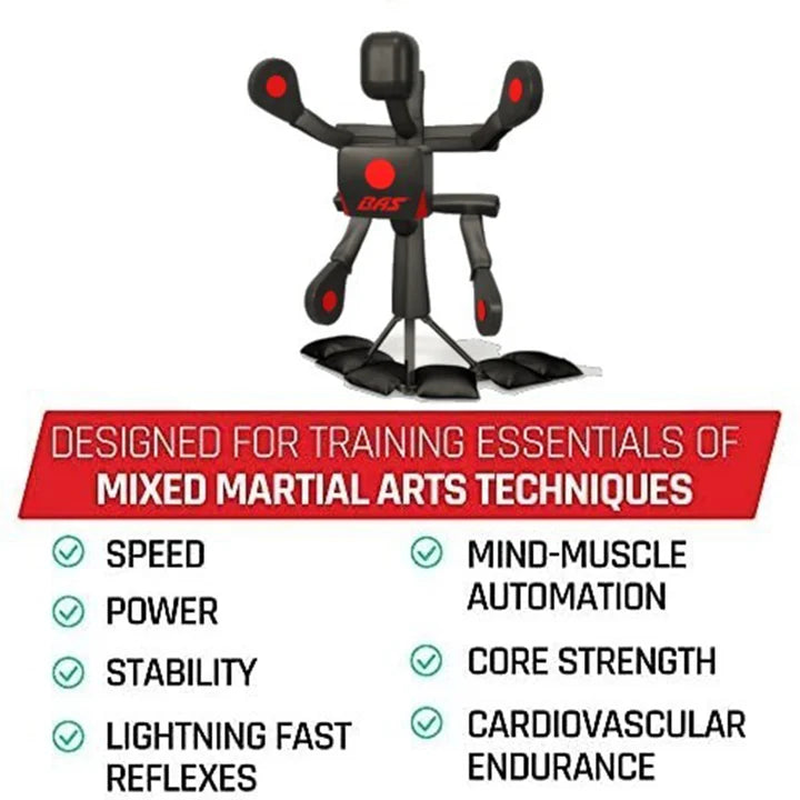 🥊 X2 360° Boxing Trainer 🥊 | Adjustable Punch, Kick & Strike Training System for Full-Body Workouts