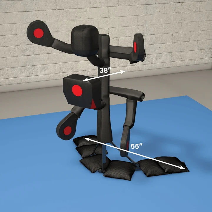 🥊 X2 360° Boxing Trainer 🥊 | Adjustable Punch, Kick & Strike Training System for Full-Body Workouts