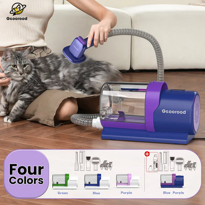 🐶 Dog Grooming Kit | All-in-One Pet Grooming Vacuum with Brush & Trimmer ✂️