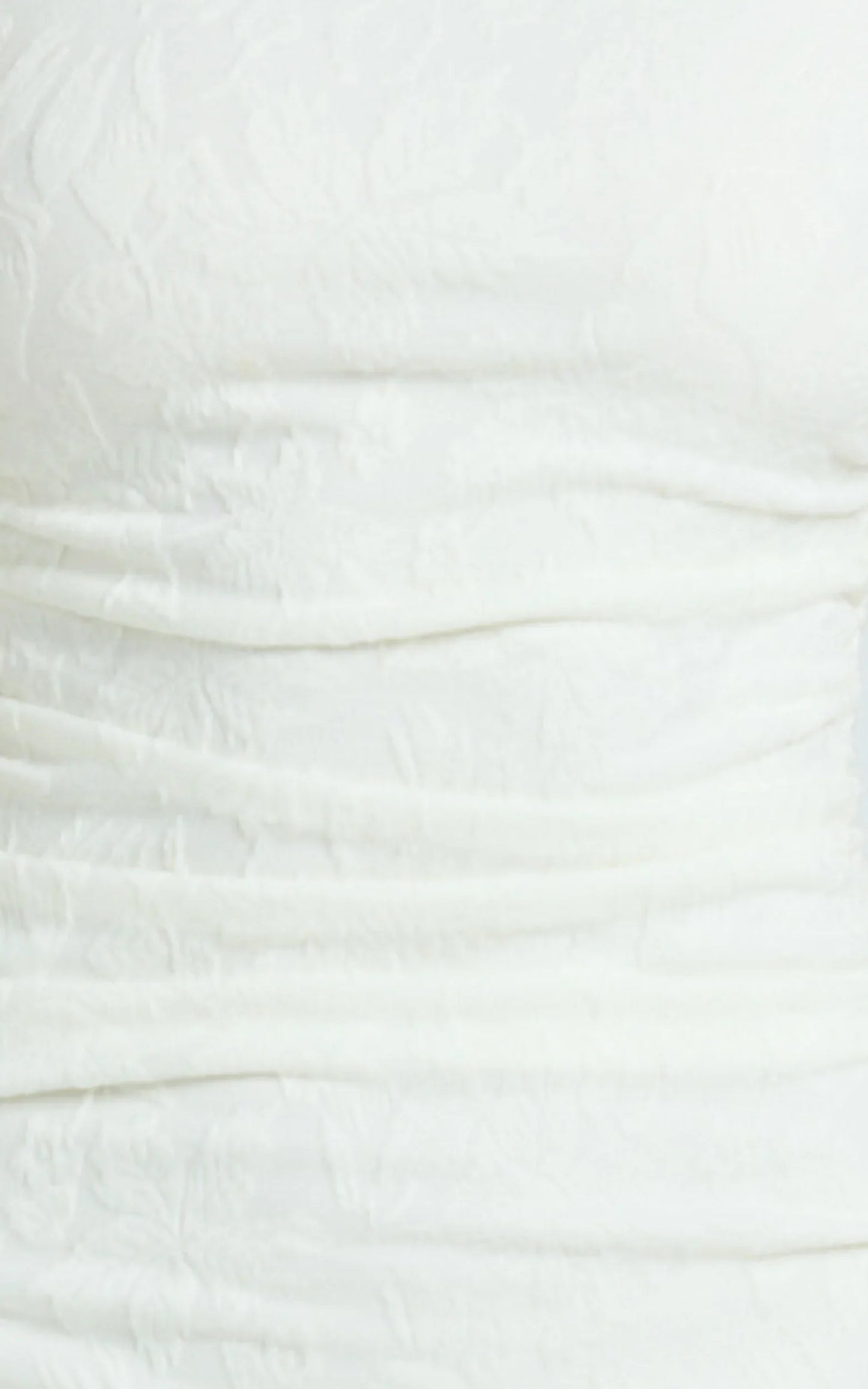 Kayrene Maxi Dress - Short Sleeve Jacquard Dress in Cream