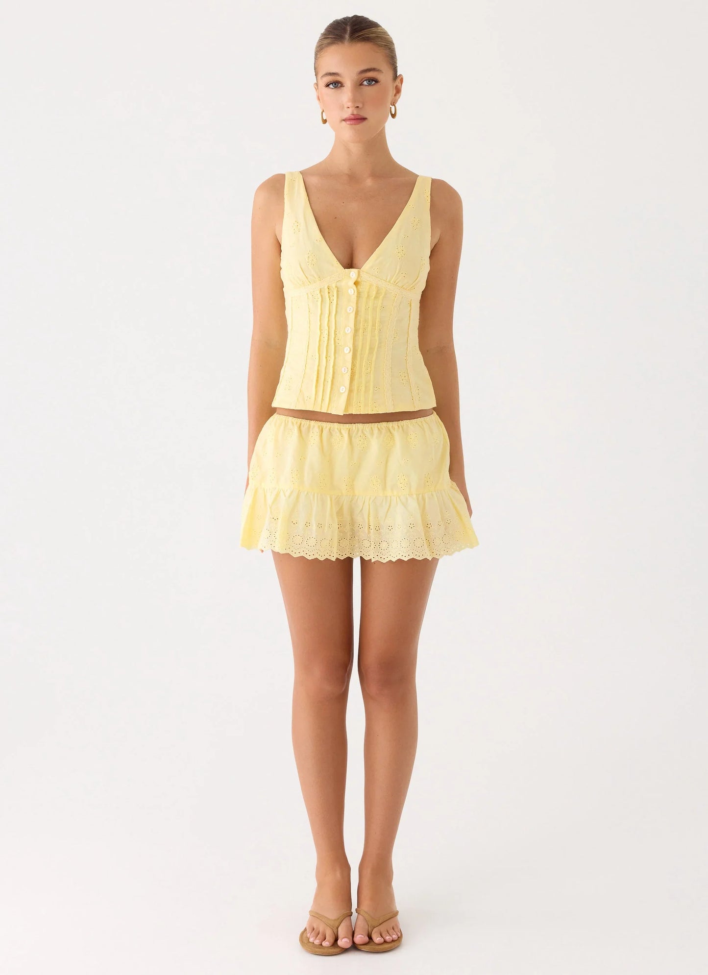 Aberley Skort - Yellow