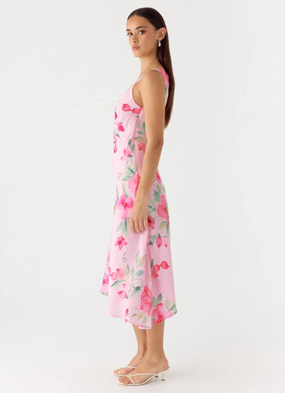 Fedde Midi Dress - Petal Soleil