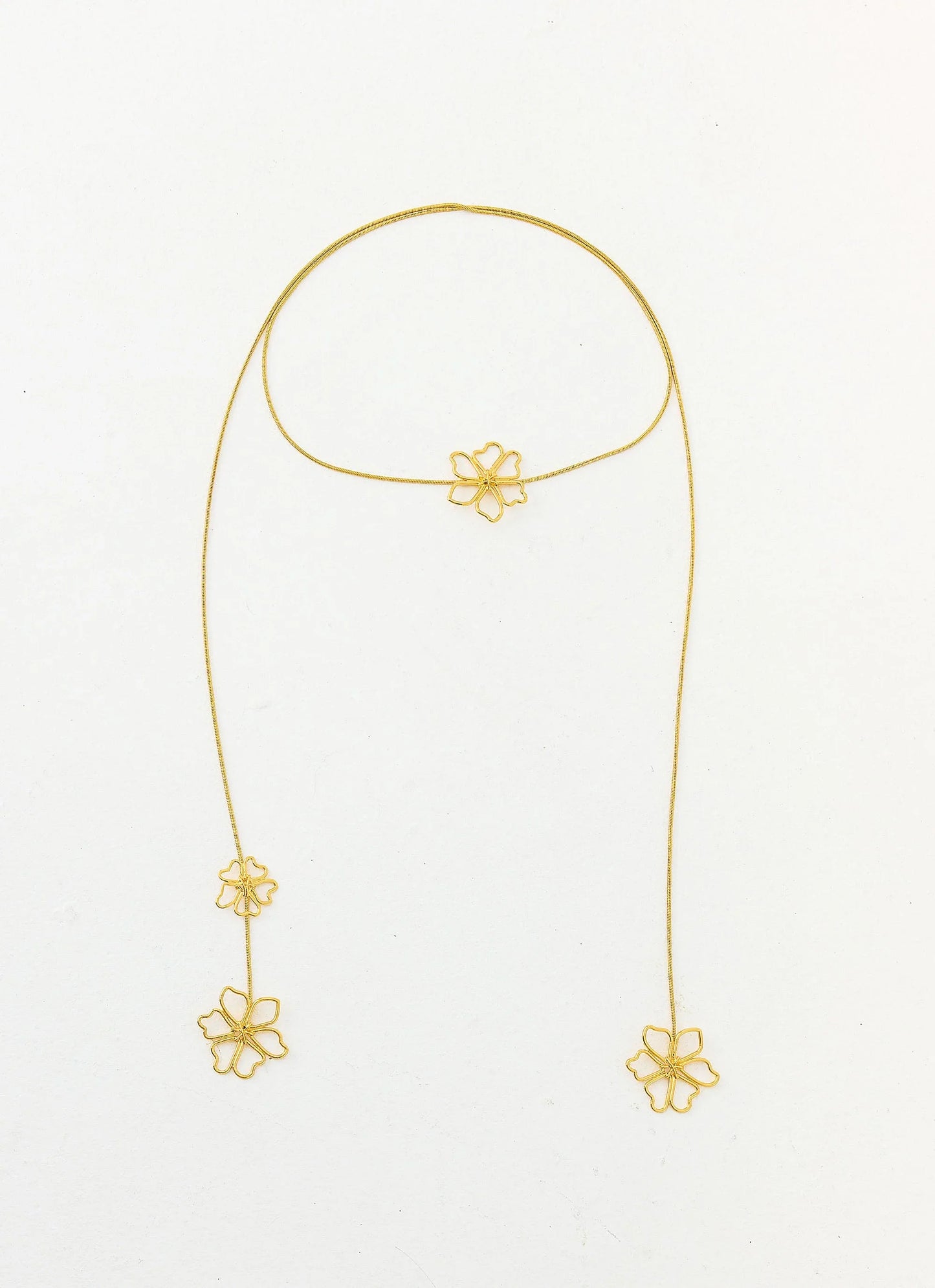 Wildflower Necklace - Gold