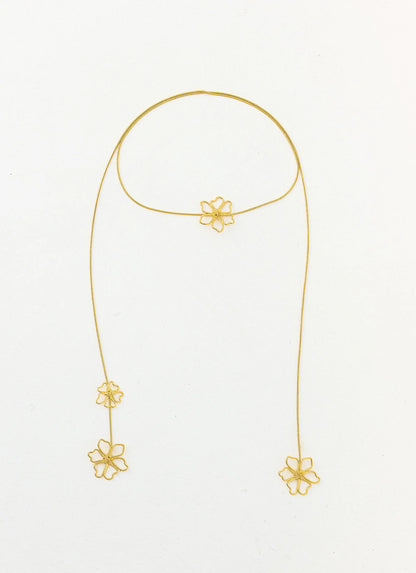 Wildflower Necklace - Gold