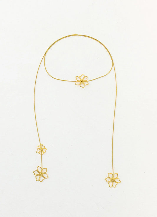 Wildflower Necklace - Gold
