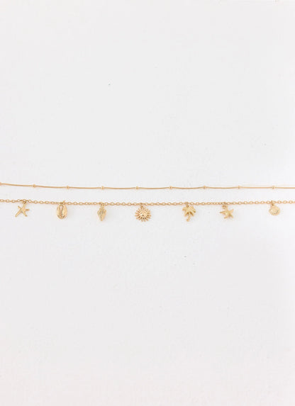 Ciao Charm Belly Chain - Gold