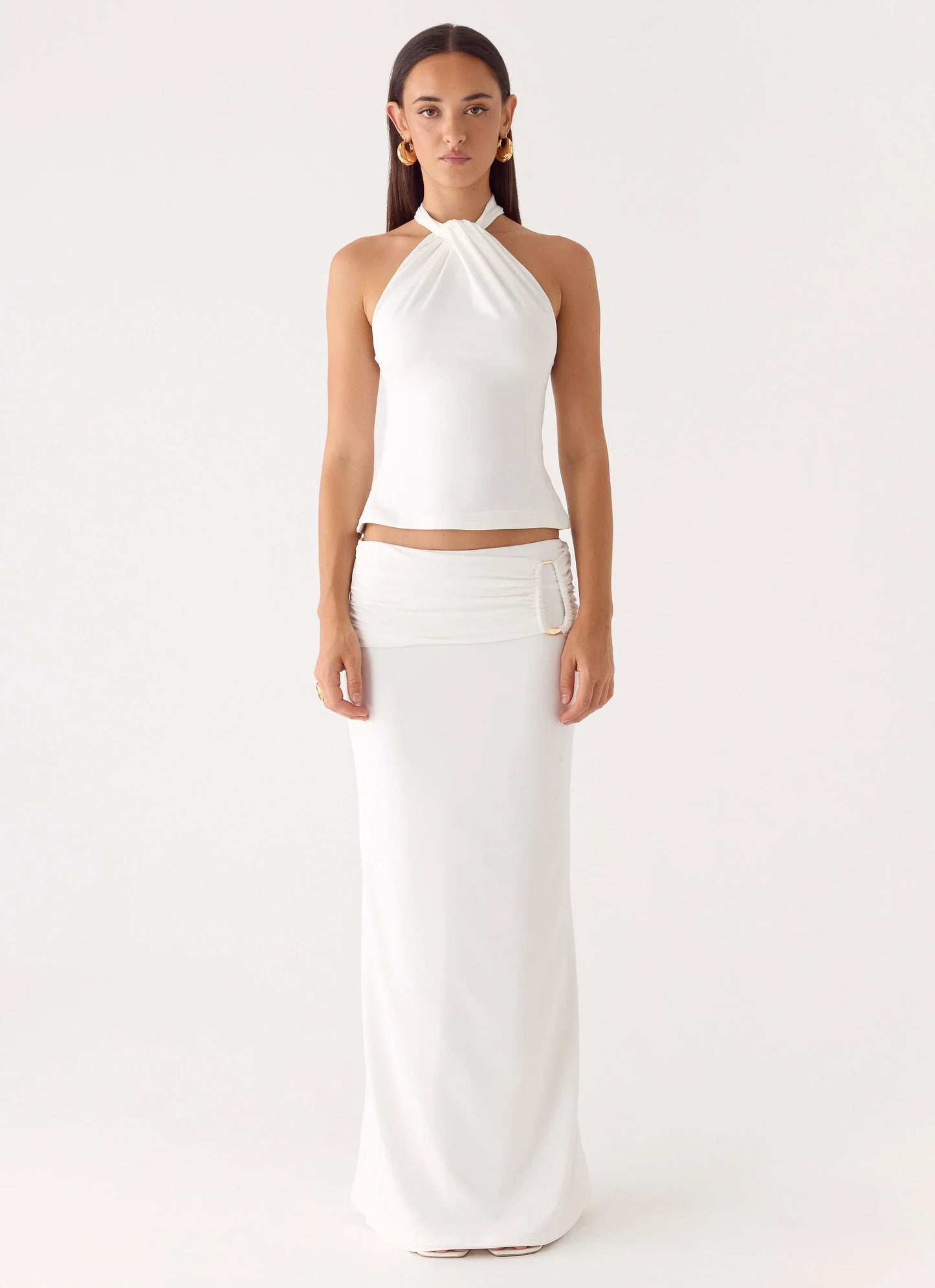 Rosanna Maxi Skirt - White