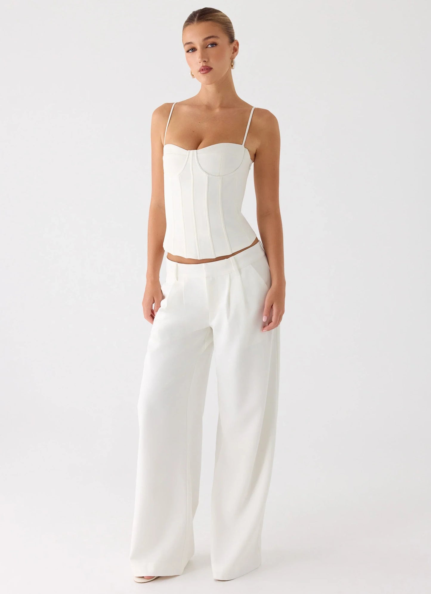 Ania Corset Top - Ivory