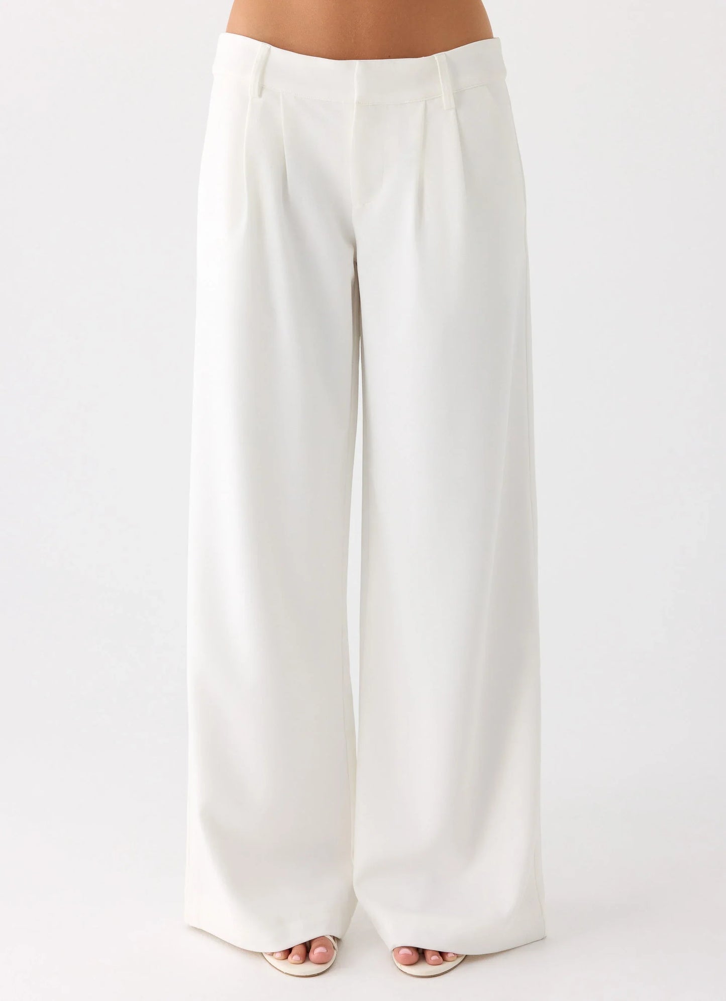 Samuel Low Rise Suiting Pants - White