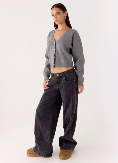 Orla Knit Sweater - Grey