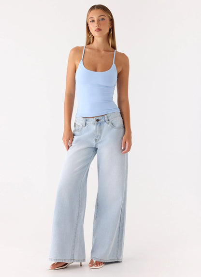 Blondie Tank Top - Blue