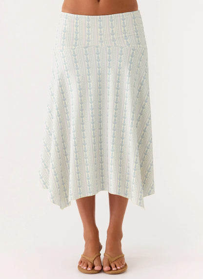 Katta Midi Skirt - Vintage Stripe