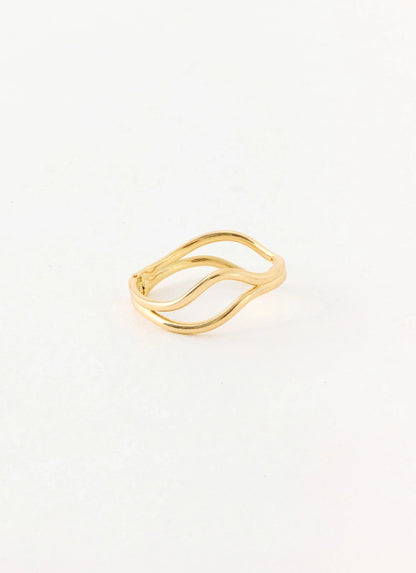 Moonwell Bangle - Gold